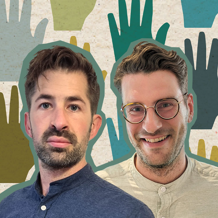 5 Questions with George Gabriel and Alex Lloyd Hunter on fatherhood, paternity leave, and vulnerability.